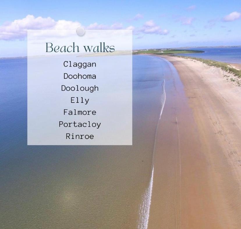 Seascape On The Edge Of Town: 4 Beds All Ensuite. Belmullet Bagian luar foto